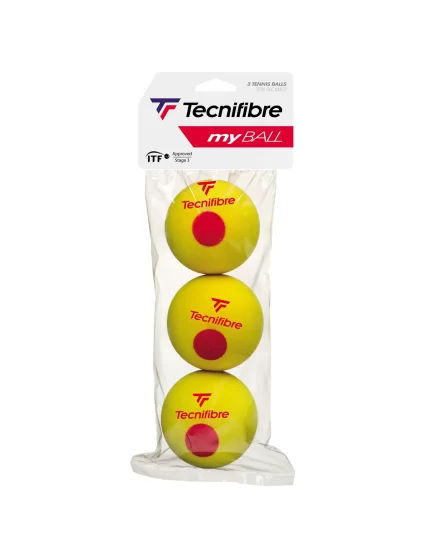 Tecnifibre My Ball Foam (3 pcs.) - tennis balls