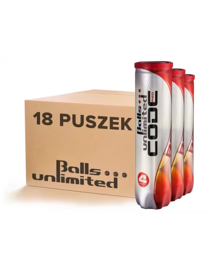 Balls Unlimited Code Red (4 pcs.) - carton (18 pcs)