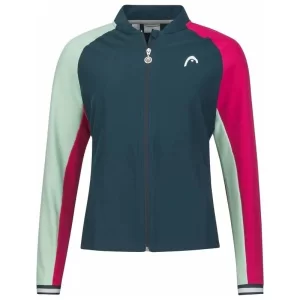 Head BREAKER Jacket Women Pastel Green Navy - women's tennis jacket