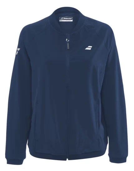 Babolat Play Jacket Women Estate Blue - tennis jacket