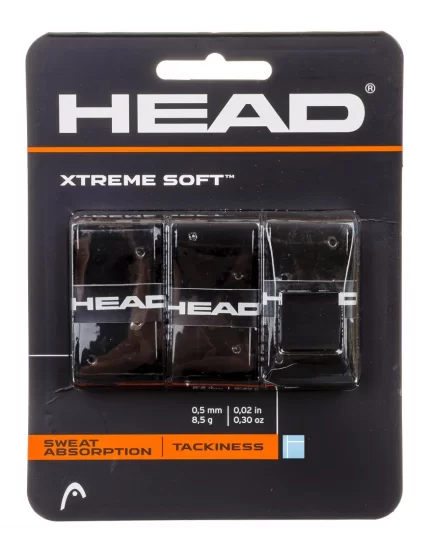 Head Xtreme Soft Black (3 pcs.) - overgrip