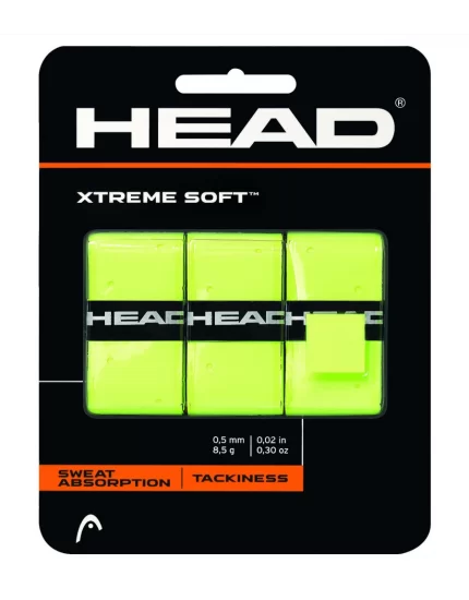 Head Xtreme Soft Yellow 3 Pack - overgrip