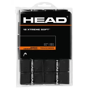 Head Xtreme Soft Black 12 Pack - overgrips