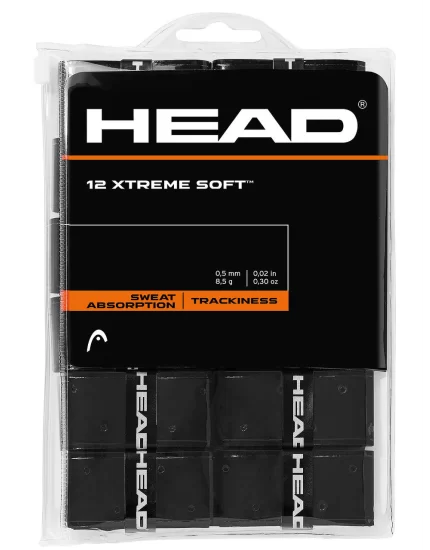 Head Xtreme Soft Black 12 Pack - overgrips