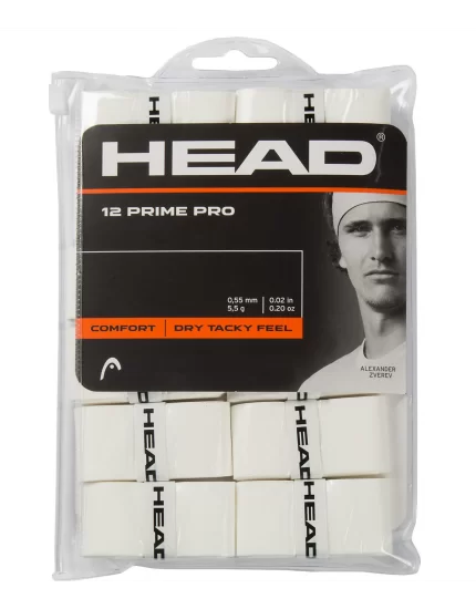 Head Prime Pro White (12 pcs.) - overgrip