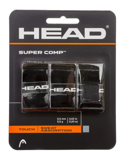 Head Super Comp Black 3 pcs. - overgip