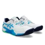 Asics Gel-Resolution 9 White Digital Aqua - tennis shoes
