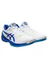 Asics Solution Speed FF 2 Clay White Tuna Blue - tennis schoes