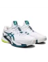 Asics Court FF 3 White Gris Blue - mens tennis shoes