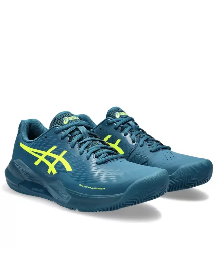 Asics Gel-Challenger 14 Clay Restful Teal Safety Yellow - tennis shoes