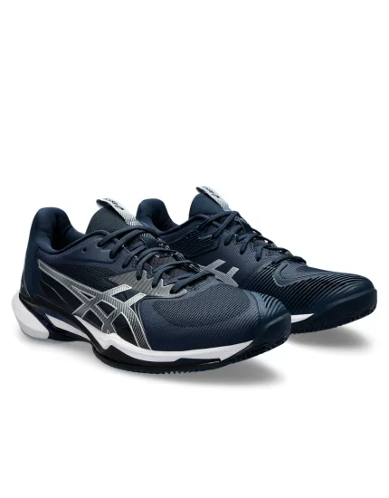 Asics Solution Speed FF 3 Clay French Blue Pure Silver - men's tennis shoes