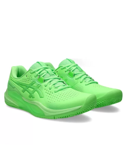 Asics Gel-Challenger 15 Clay Lime Burst Green Gecko - men's tennis shoes