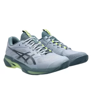 Asics Gel-Solution Speed FF 4 Clay Grey Blue Ironclad - tennis shoes