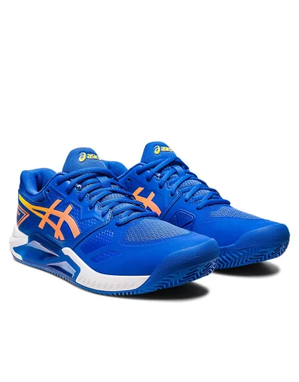 Asics Gel-Challenger 13 Clay Tuna Blue Sun Peach - tennis shoes