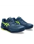 Asics Gel-Resolution 9 Clay Mako Blue Safety Yellow - tennis shoes