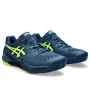 Asics Gel-Resolution 9 Clay Mako Blue Safety Yellow - tennis shoes
