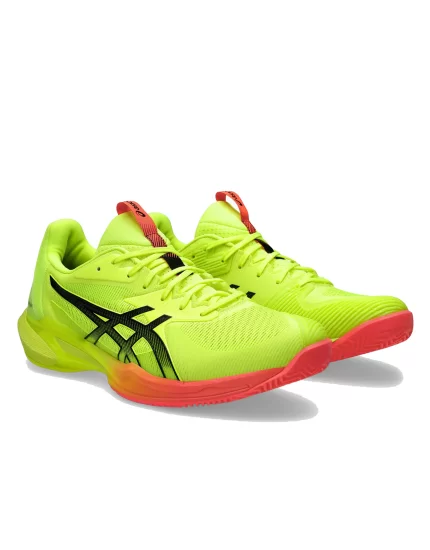 Asics Solution Speed FF 3 Clay PARIS Safety Yellow Black - men tennis shoes