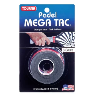 Tourna Padel Mega Tac Black (3 pcs.) - for padel