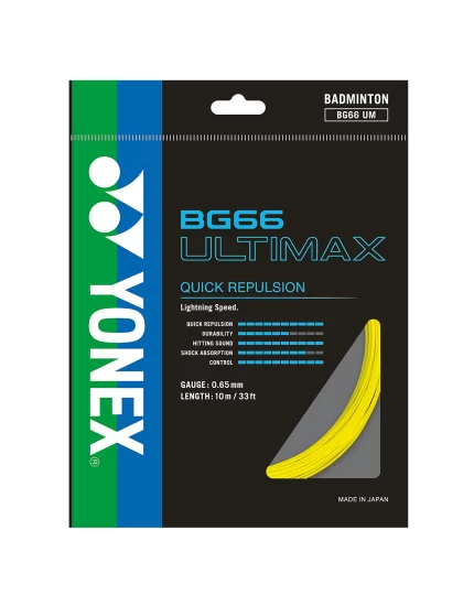 Yonex BG 66 Ultimax Yellow