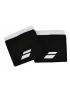 Babolat Logo Wristband Black White Pack 2