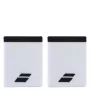 Babolat Logo Jumbo Wristband White Black 2 Pack