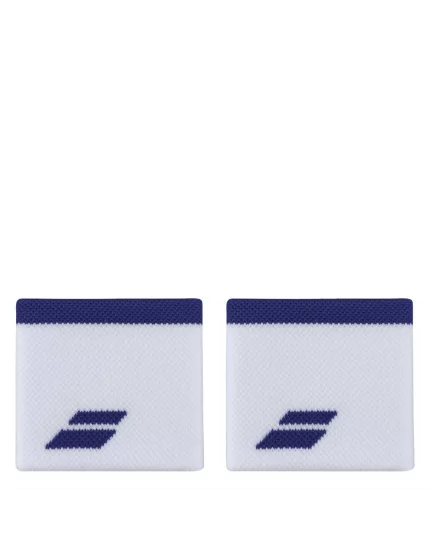 Babolat Logo Wristband White Sodalite Blue (2 pcs.)