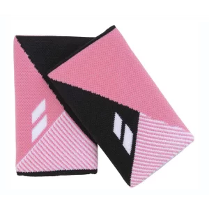 Babolat Reversible Jumbo Wristband Black Geranium Pink 2 Pack