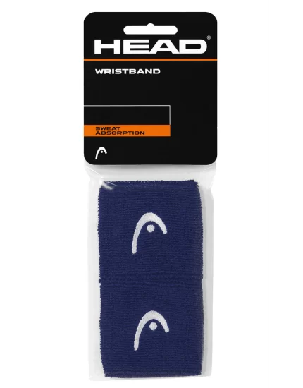 Head Wristband Navy 2.5 (2 szt.) - frotki na nadgarstek