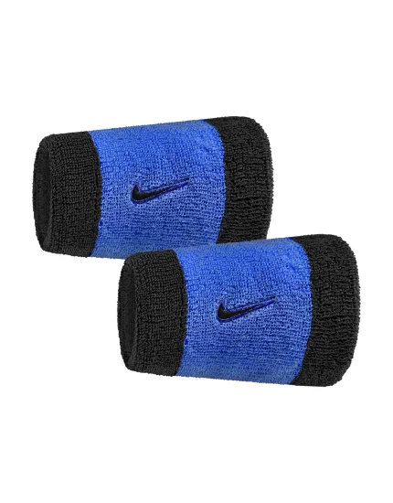 Nike Swoosh Wristbands Comet Blue Black (2 pcs.)