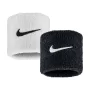 Nike Swoosh Wristbands (2 pcs.) Black White