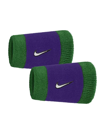 Nike Swoosh Wristbands (2 pcs.) Clover Fierce Purple White