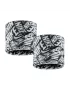 Nike Swoosh Classic Printed Wristbands Dri Fit black White (2 pcs.)