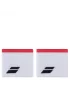 Babolat Logo Wristband White Strike Red (2 pcs.)