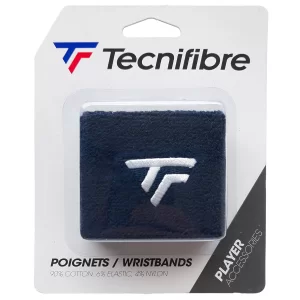 Tecnifibre Wristband Marine Navy (New Logo) - frotki na nadgarstek