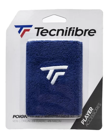 Tecnifibre Wristband XL Royal Blue (New Logo)