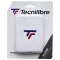 Tecnifibre Wristband XL White (New Logo) - frotka na nadgarstek