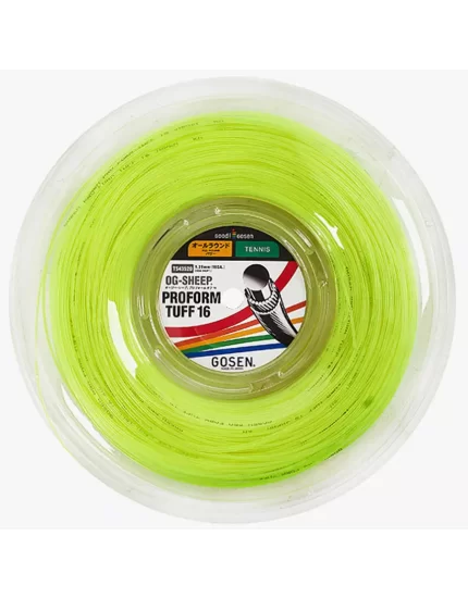 Gosen Proform Tuff Lime 200m - tennis string