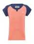 Babolat Play Cap Sleeve Top Girl Fluo Strike Estate Blue - girl tennis t-shirt