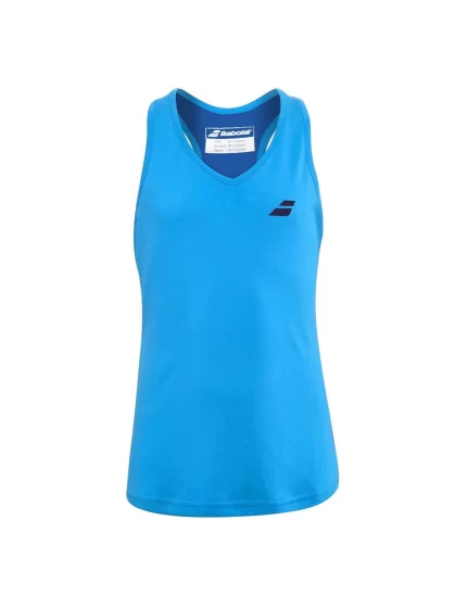 Babolat Play Tank Top Girl Blue - girl tennis top