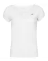 Babolat Play Cap Sleeve Top Girl White - girl tennis t-shirt