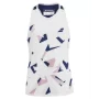 Babolat Compete Tank Top Girl White White Estate Blue- girls tennis top