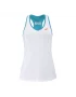 Babolat Play Tank Top Girl white-green - girl tennis top