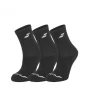 Babolat 3 Pairs Pack Socks Junior Black - junior tennis socks