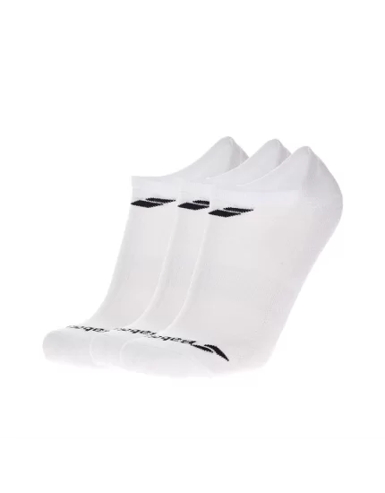 Babolat Invisible 3 Pairs Pack Junior White - junior tennis socks