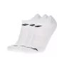 Babolat Invisible 3 Pairs Pack Junior White - junior tennis socks