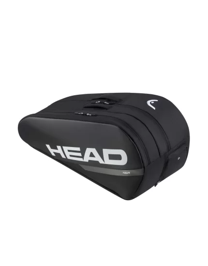 Head Tour Racquet Bag L Black White - tennis bag