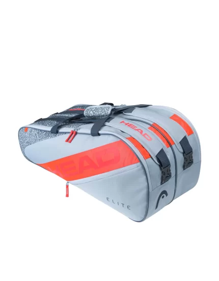 Head Elite 9R Grey Orange - tennis bag