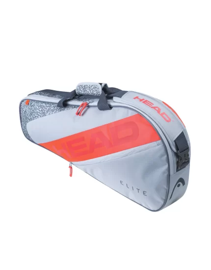 Head Elite 3R Grey Orange - tennis bag
