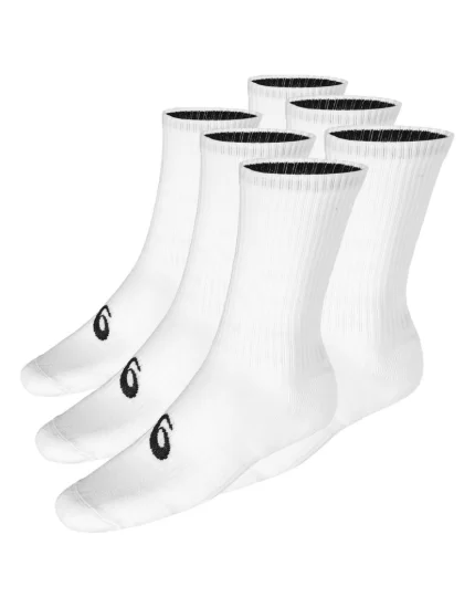 Asics Crew Socks White 6 pairs - tennis socks