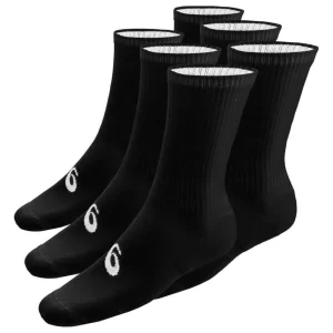 Asics Crew Socks Black 6 pairs - tennis socks